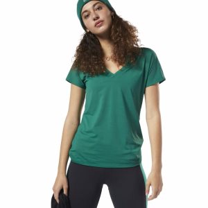 Reebok ACTIVCHILL T Shirt Damen - Grün - DE 546-IXR